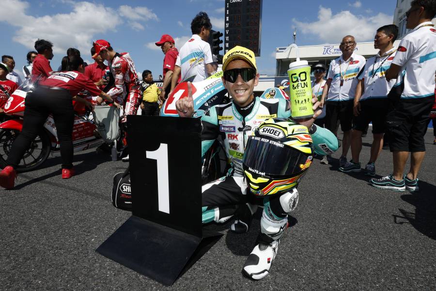 尾野が2戦連続でポールポジションを獲得