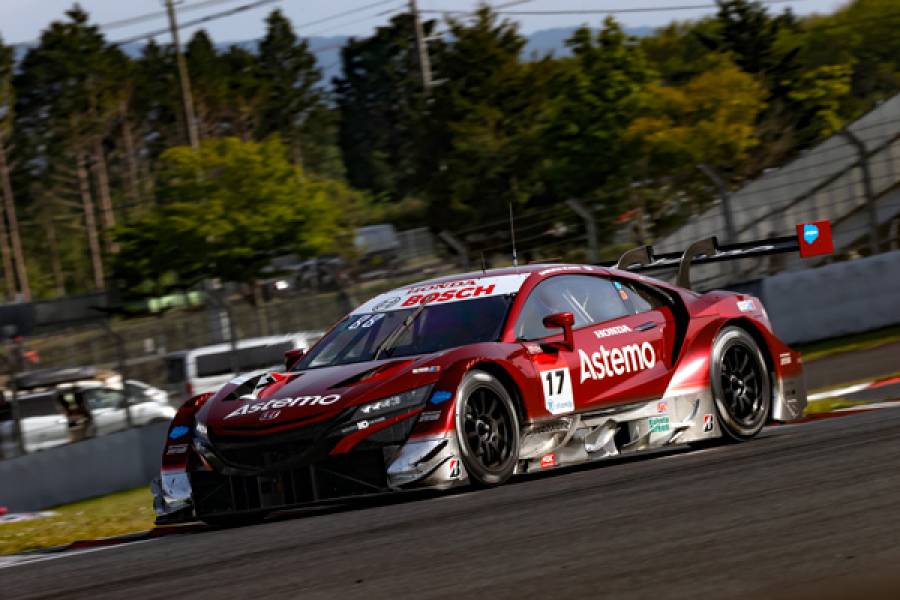 Astemo NSX-GT #17 Clinches Win From 11th Grid