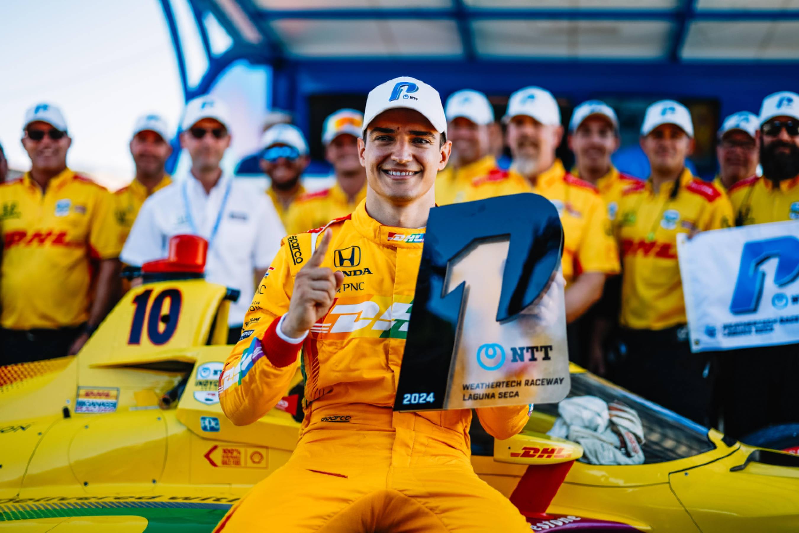 Palou, Herta Head Honda 1-2 at Laguna Seca