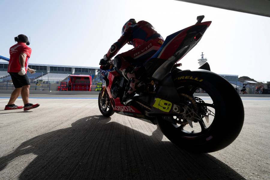 Team HRC prepares to return to the track for the first 2021 test session at Jerez