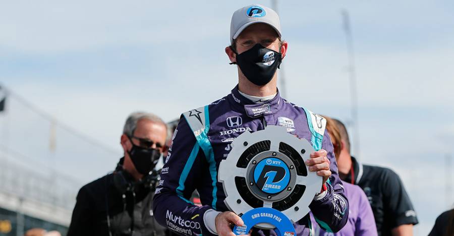 Pole for Grosjean, Honda at GMR Grand Prix of Indianapolis