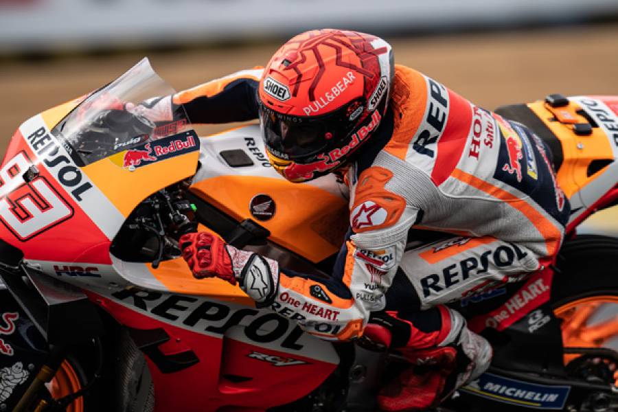 Comeback Man Marquez On Le Mans Second Row