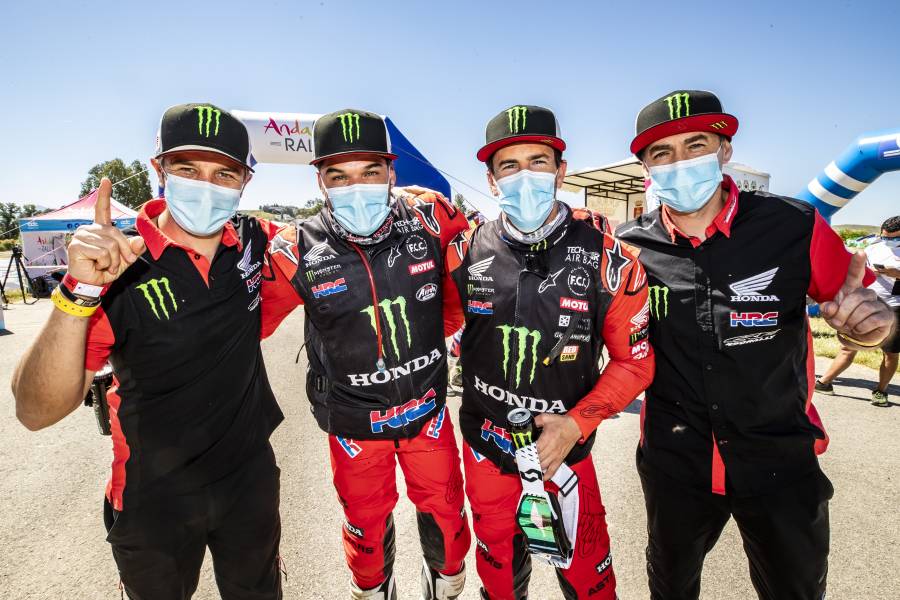 Joan Barreda wins the Andalucía Rally; Pablo Quintanilla third