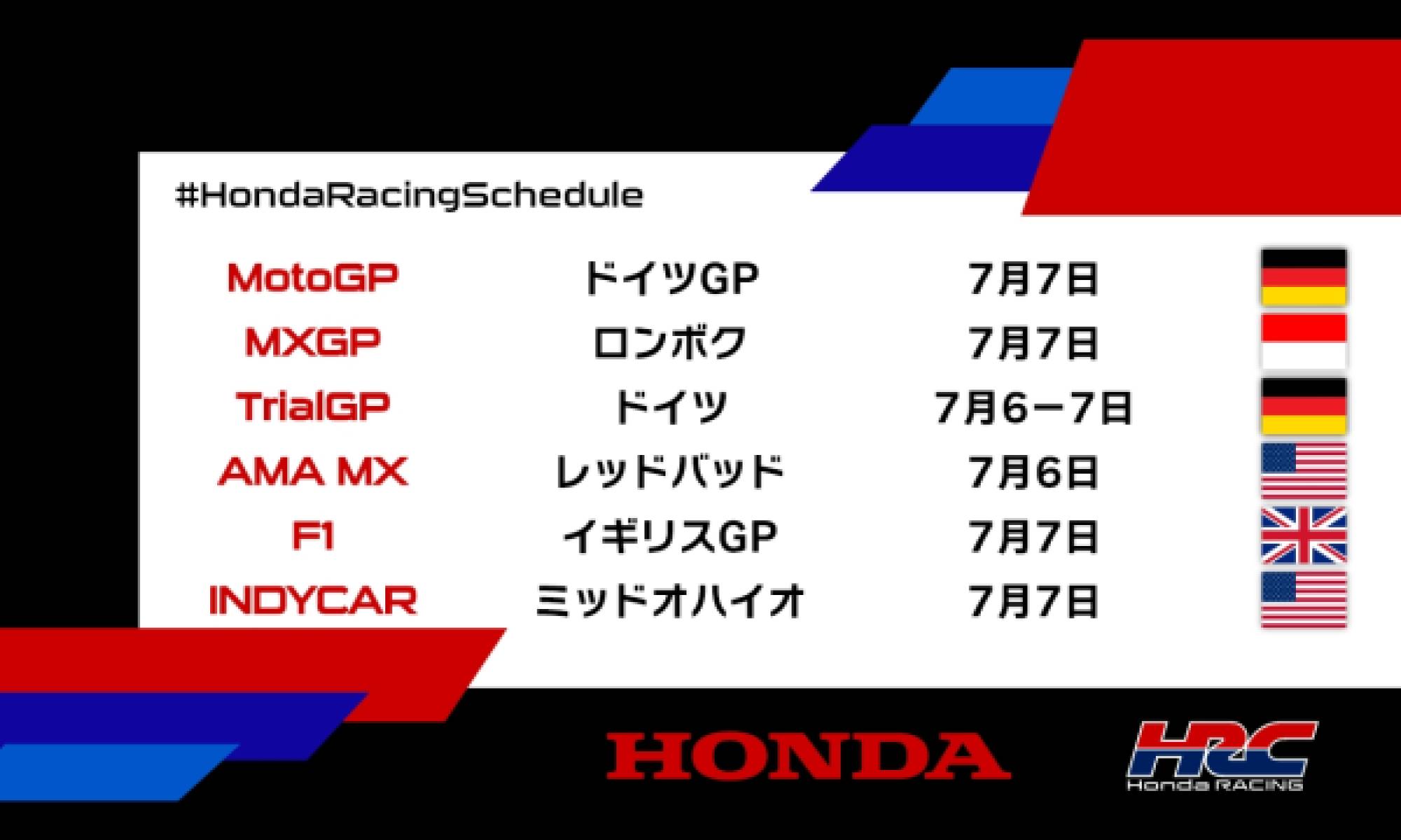 週末のレース情報