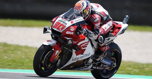 中上貴晶Honda勢トップの7番手。マルク・マルケス13番手、ポル・エスパルガロ14番手、アレックス・マルケスは18番手で初日を終える